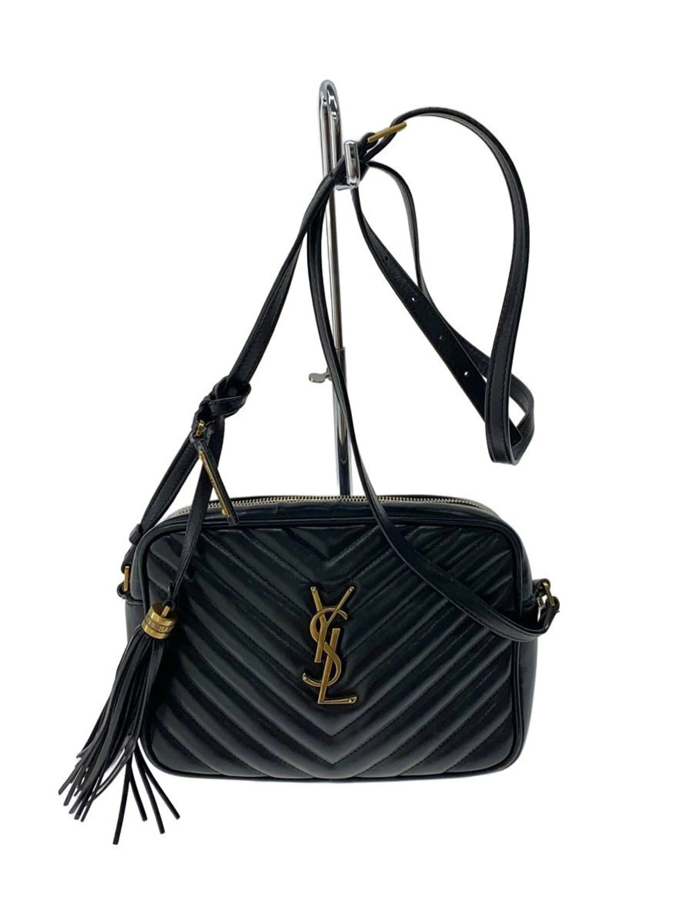 Saint Laurent Yves Shoulder Bag Black
